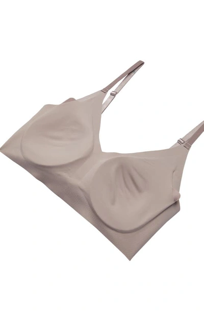 True & Co. True Body Triangle Convertible Strap Bralette In Mink