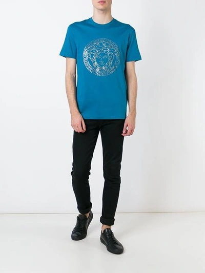 Shop Versace Medusa T-shirt