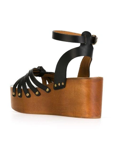 Shop Isabel Marant Étoile 'zia' Wedge Sandals