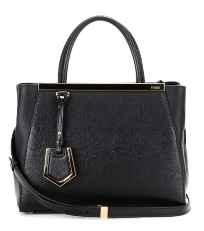 Shop Fendi 2jours Small Leather Tote