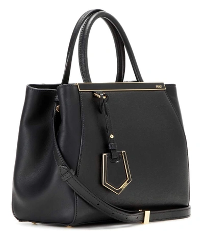Shop Fendi 2jours Small Leather Tote