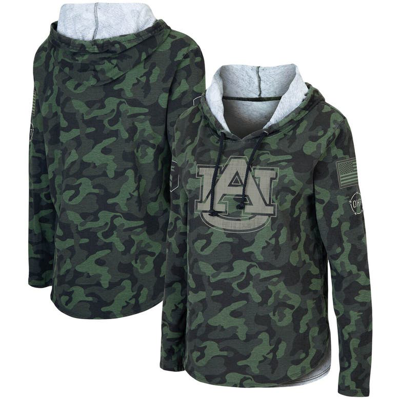 Shop Colosseum Camo Auburn Tigers Oht Military Appreciation Hoodie Long Sleeve T-shirt