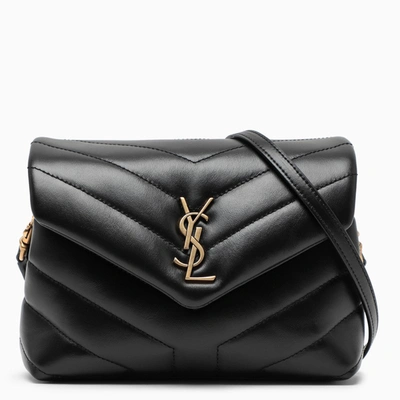 Shop Saint Laurent Black Loulou Toy Bag