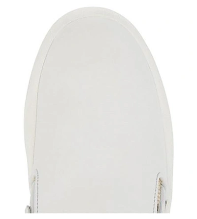 Shop Giuseppe Zanotti Logo-embellished Leather Skate Shoe In White