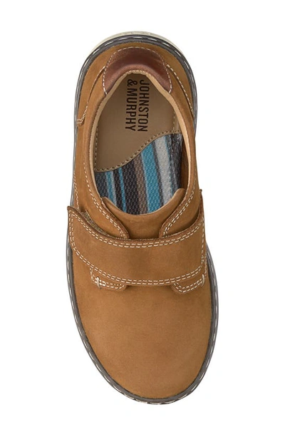 Johnston & Murphy Mcguffey Slip-on Shoe In Brown Oiled Nubuck