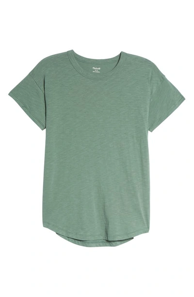 Shop Madewell Whisper Cotton Crewneck T-shirt In Simply Sage