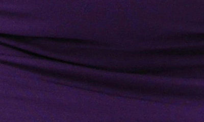 Kimi And Kai Priya Body-con Maternity/nursing Dress In Eggplant