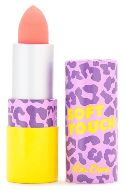 Shop Lime Crime Soft Lipstick In Punked Up Peach