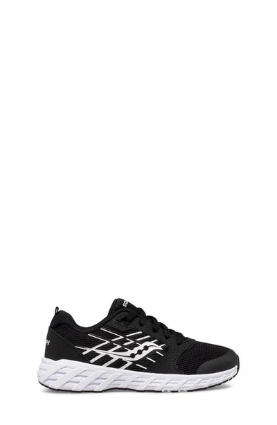 Shop Saucony Wind 2.0 Water Repellent Sneaker In Black/ White