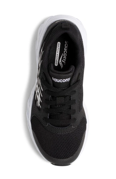 Shop Saucony Wind 2.0 Water Repellent Sneaker In Black/ White