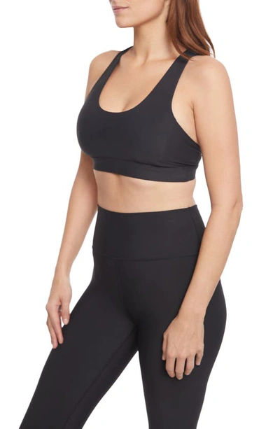 Shop Sage Collective Sage Collective To The Point Sports Bra In Black