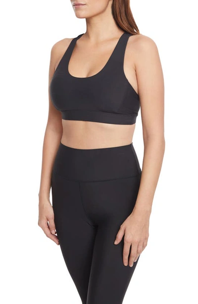 Shop Sage Collective Sage Collective To The Point Sports Bra In Black