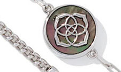 Shop Kendra Scott Dira Chain Bracelet In Mother Of Pearl