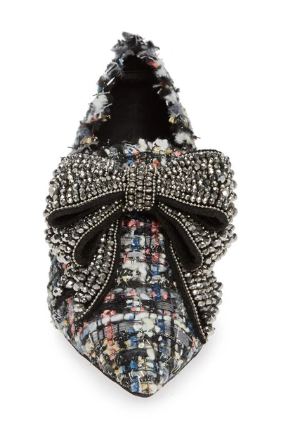 valenti embellished bow loafer