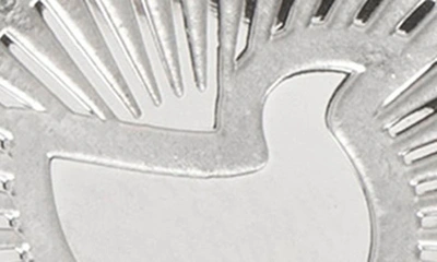 Shop Cufflinks, Inc Silver Dove Radial Cuff Links
