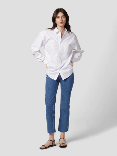 Equipment Archive White Cotton-poplin Shirt In Bright White