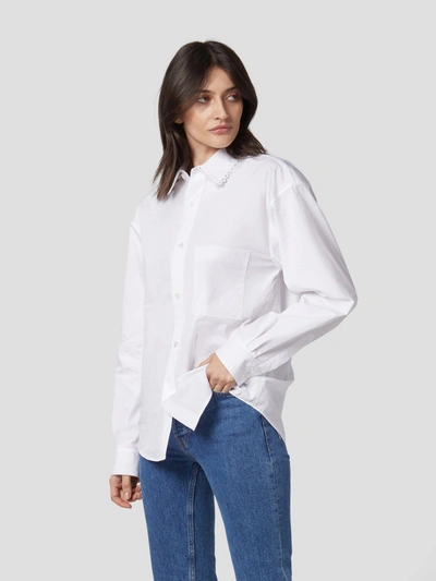 Equipment Archive White Cotton-poplin Shirt In Bright White