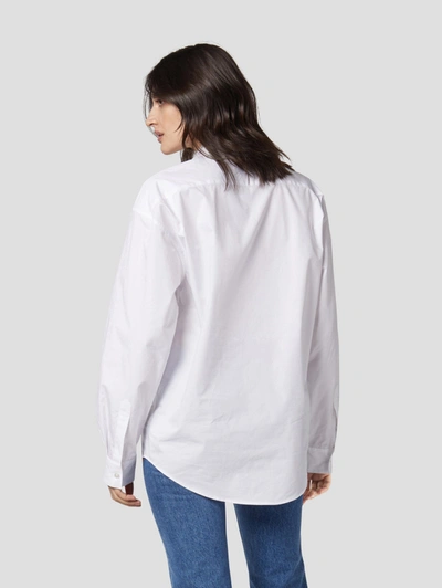 Equipment Archive White Cotton-poplin Shirt In Bright White