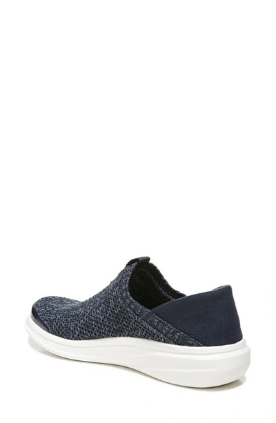 Shop Bzees Clever Slip-on Sneaker In Navy Blazer Knit