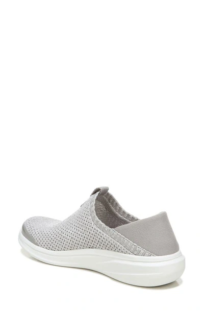 Shop Bzees Clever Slip-on Sneaker In Silver Smoke Knit