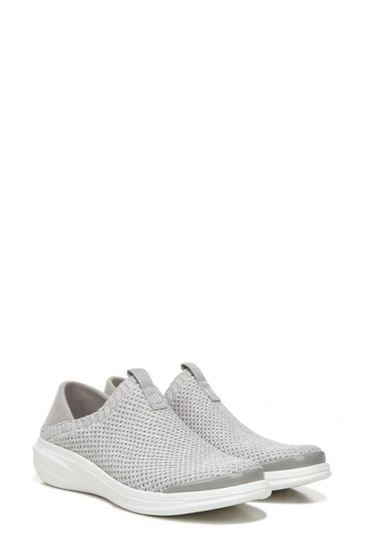 Shop Bzees Clever Slip-on Sneaker In Silver Smoke Knit