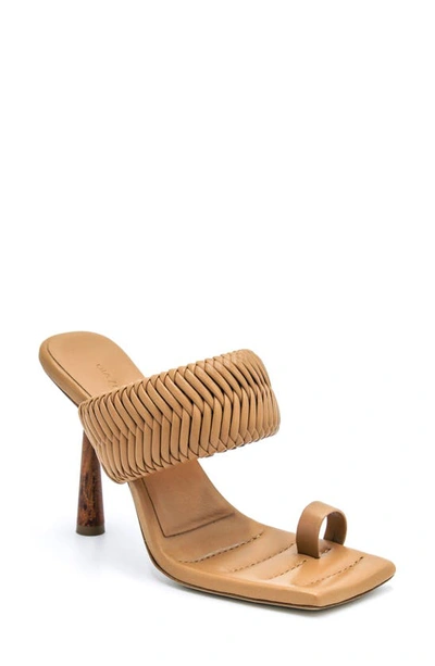 Shop Gia Borghini Giaborghini Rosie Toe Ring Sandal In Hazelnut Brown
