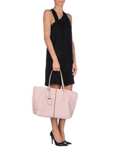 Shop Tod's Handbag In Light Pink