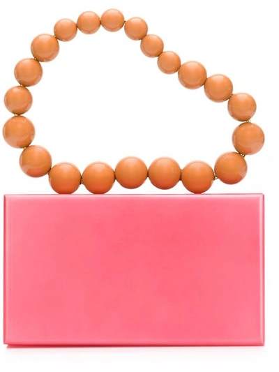 Shop Charlotte Olympia 'necklace Pandora' Clutch - Pink