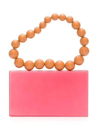 Shop Charlotte Olympia 'necklace Pandora' Clutch - Pink