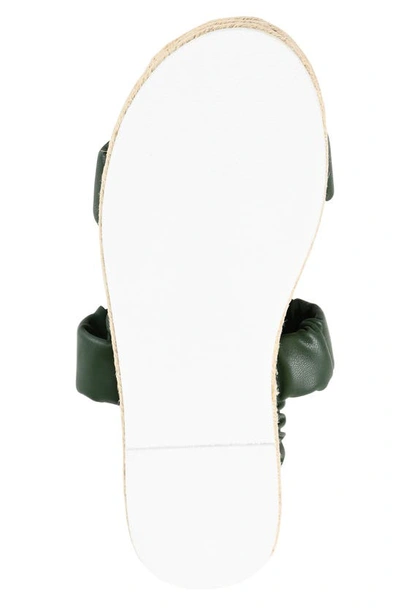 Journee Collection Women's Knowles Platform Espadrille Sandals In Olive