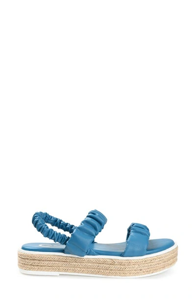 Journee Collection Womens Knowles Heeled Sandals In Blue