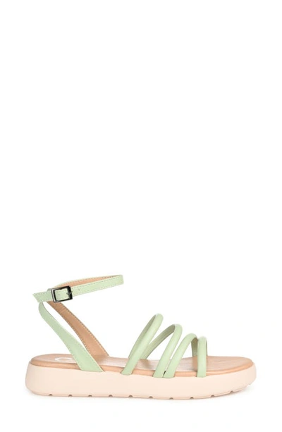 Journee Collection Tru Comfort Flatform Sandal In Sage