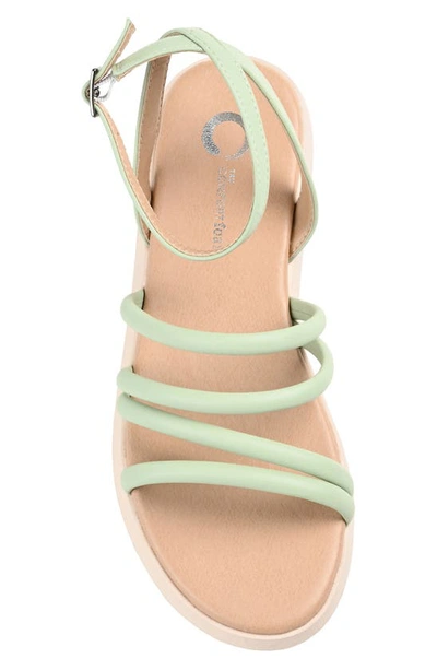 Journee Collection Tru Comfort Flatform Sandal In Sage