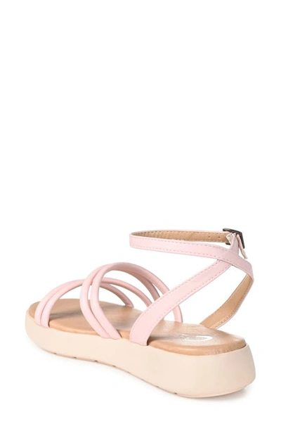 Journee Collection Tru Comfort Flatform Sandal In Lilac
