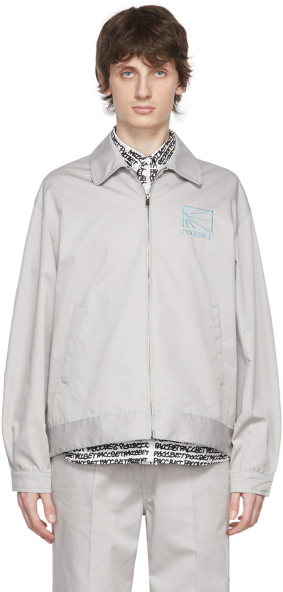 Shop Rassvet Gray Harrington Jacket In Grey