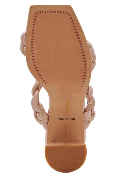 Shop Dolce Vita Paily Braided Sandal In Copper Multi Stella