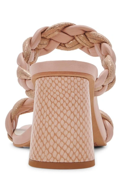 Shop Dolce Vita Paily Braided Sandal In Copper Multi Stella