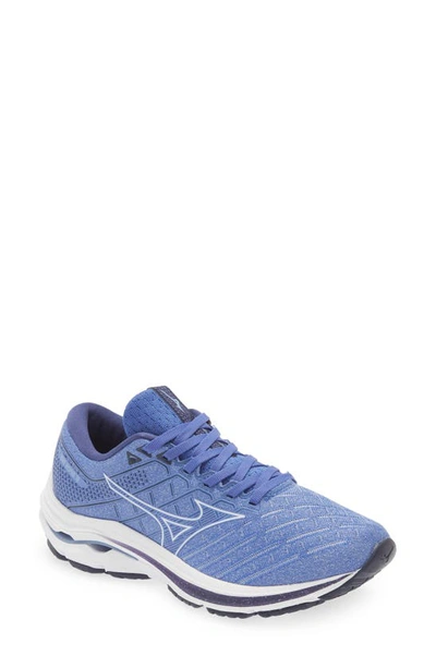 Shop Mizuno Wave Inspire 18 Running Shoe In Amparo Blue-white