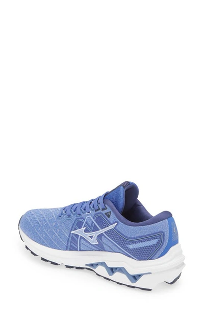 Shop Mizuno Wave Inspire 18 Running Shoe In Amparo Blue-white