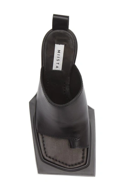 Shop Miista Jinny Toe Loop Sandal In Black
