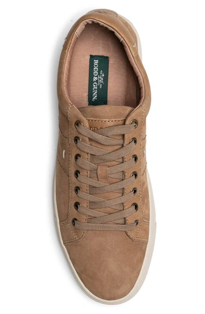 Rodd & Gunn Men's Endeavour Spirit Leather Low-top Sneakers In Marrone Chiaro