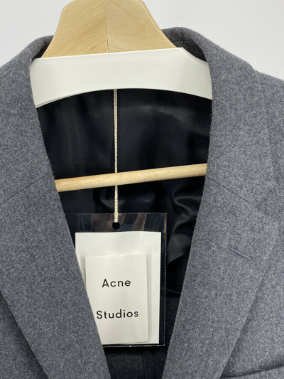 Pre-owned Acne Studios Stan J Wool Blazer Size 48 New With Tags In Gray |  ModeSens