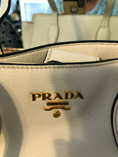 Prada, Bags, Prada Authentic Leather Shoulder Bag