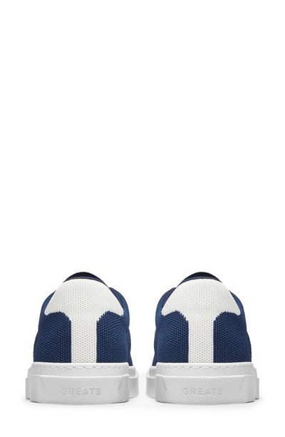 Shop Greats Royale Sneaker In Navy/ White Fabric