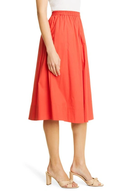 Shop Donna Karan A-line Skirt In Flame