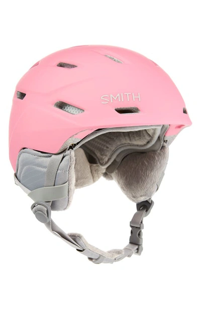 Shop Smith Prospect Junior Snow Helmet With Mips In Matte Flamingo