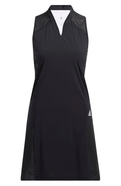 Shop Adidas Golf Heat.rdy Racerback Dress & Shorts In Black