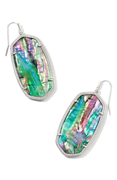 Shop Kendra Scott Danielle Pendant Earrings In Lilac Abalone
