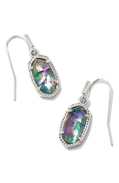 Shop Kendra Scott Lee Small Drop Earrings In Lilac Abalone