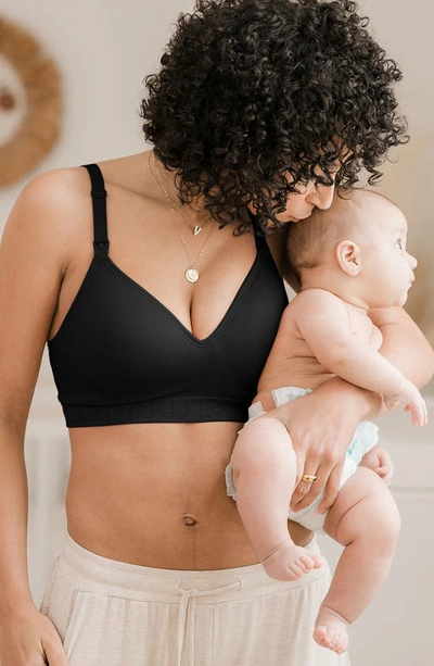 Kindred Bravely Signature Sublime Contour Maternity/nursing Bra In Black
